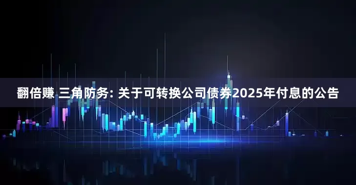 翻倍赚 三角防务: 关于可转换公司债券2025年付息的公告
